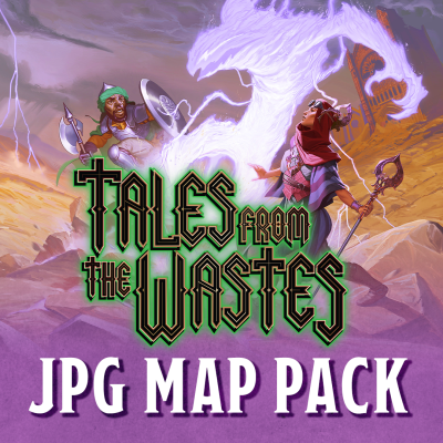 Tales from the Wastes Map Pack (38 JPGs for VTT)