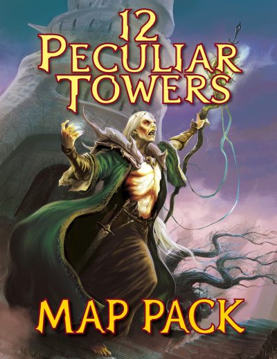 12 Peculiar Towers Map Pack (15 JPGs for VTT)