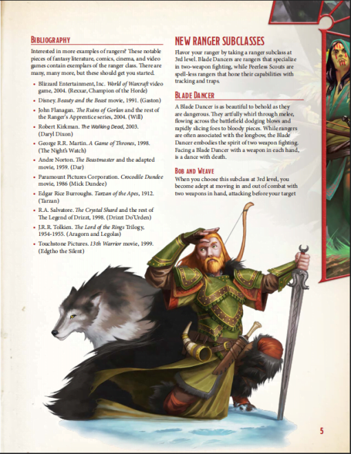 Book of Blades: Expanding the Ranger for 5th Edition (PDF) - Image 3