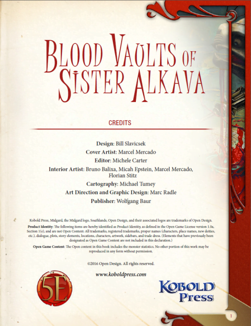 Blood Vaults of Sister Alkava for 5th Edition (PDF) - Image 2