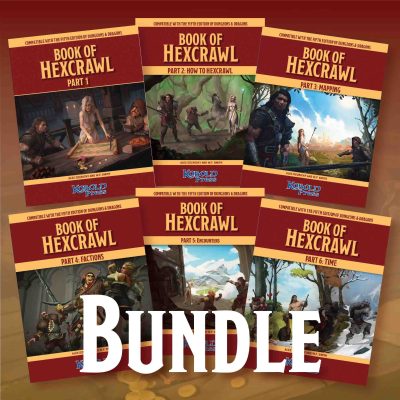 Book of Hexcrawl 1-6 Bundle (PDF)