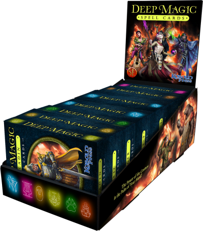 Deep Magic Spell Cards: Retailer Display Box