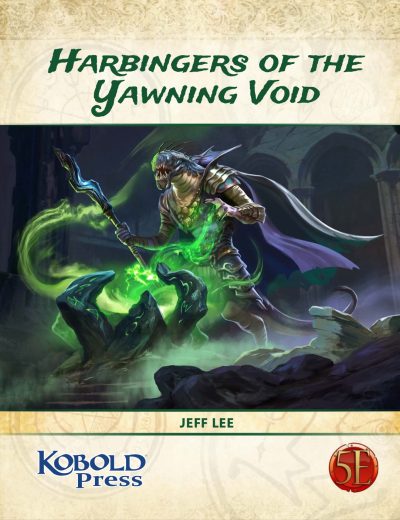 A vile satarre cultist summons void magic