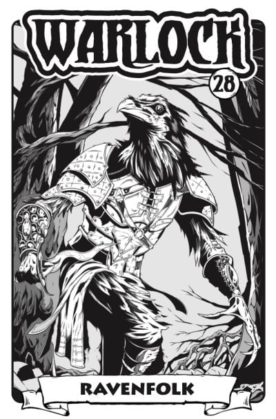 Warlock Patreon: Ravenfolk (PDF)