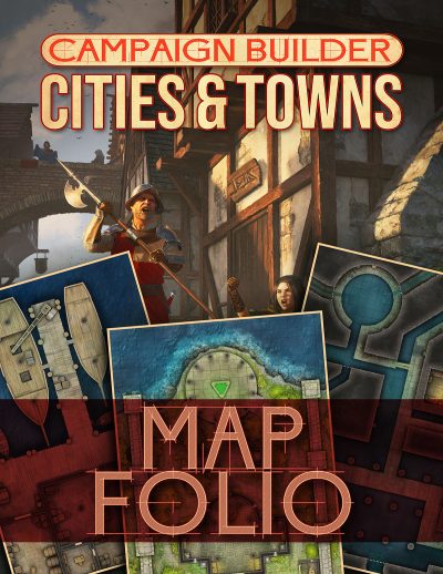 Campaign Builder: Cities & Towns Map Folio (12 JPGs for VTT)