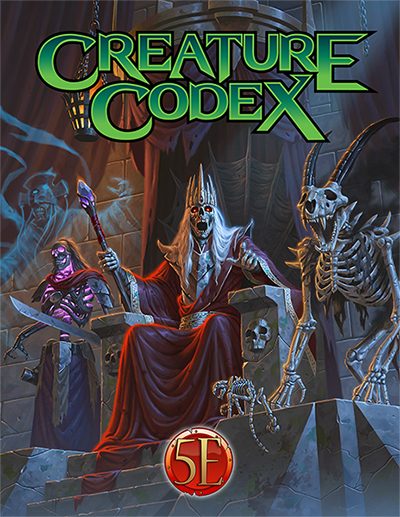 Creature Codex for 5th Edition (Hardcover + PDF)