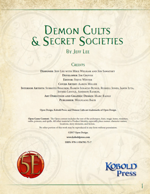 Demon Cults & Secret Societies for 5th Edition (PDF) - Image 7