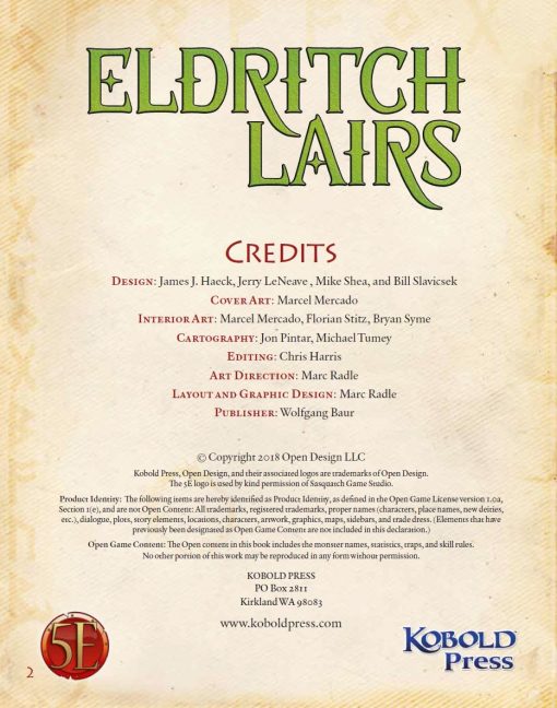 Eldritch Lairs for 5th Edition (PDF) - Image 4