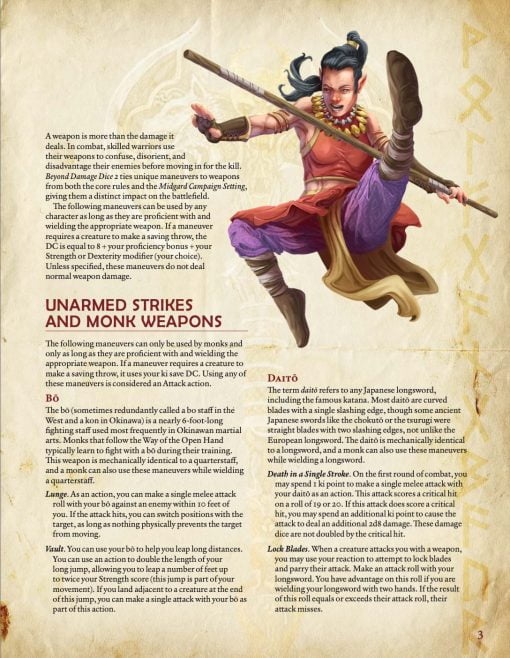 Beyond Damage Dice 2: New Weapon Options for 5th Edition (PDF) - Image 2