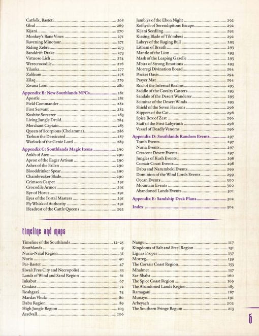 Southlands Worldbook for 5th Edition - Image 5