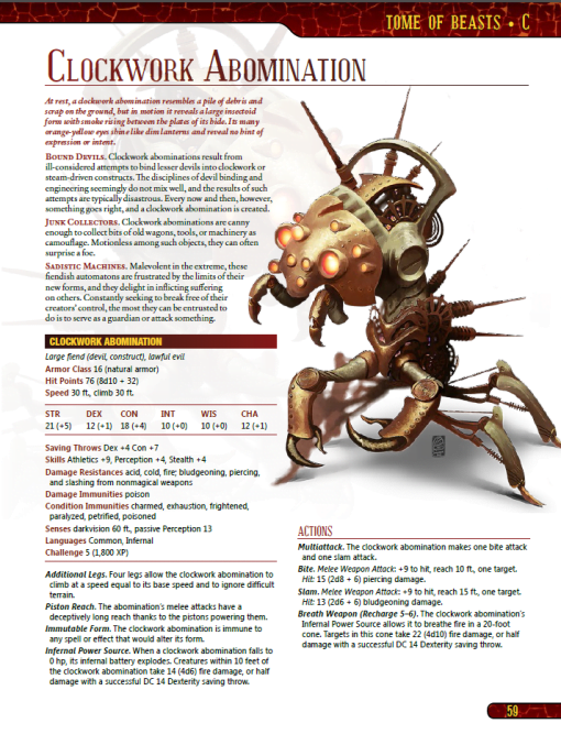 Tome of Beasts (2016) for 5th Edition (PDF) - Image 5