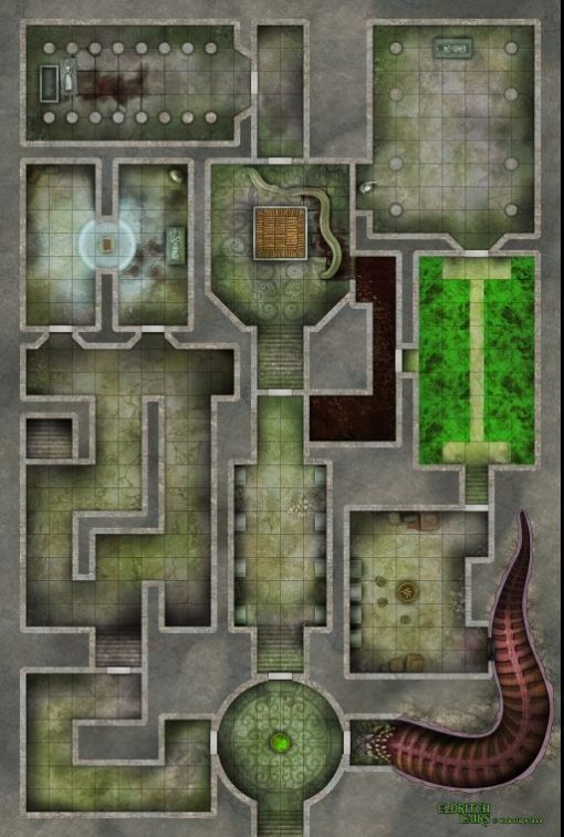 Eldritch Lairs Map Pack (18 JPGs for VTT) - Image 3