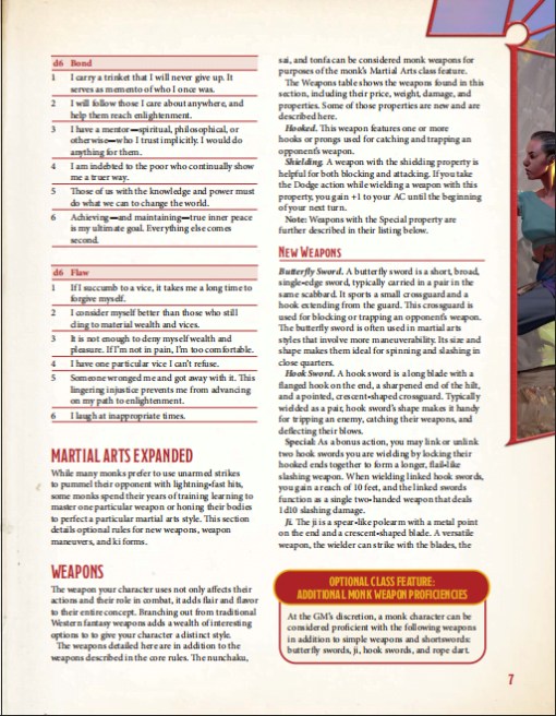 Book of Blades: Expanding the Monk for 5th Edition (PDF) - Image 3
