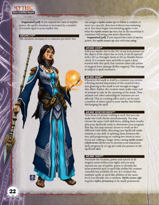 Mythic Spell Compendium PDF (PFRPG) - Image 4