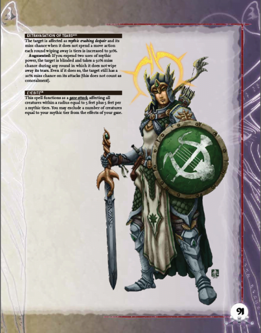 Mythic Spell Compendium PDF (PFRPG) - Image 6