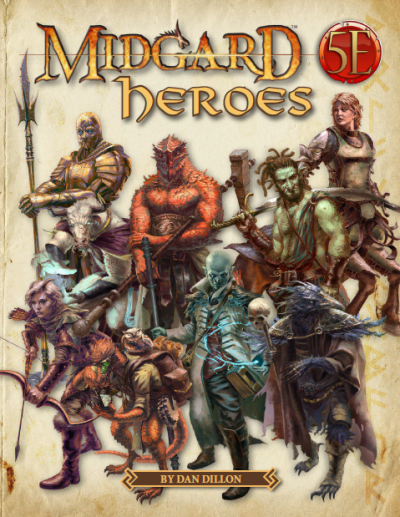 Midgard Heroes for 5th Edition (Softcover + PDF)