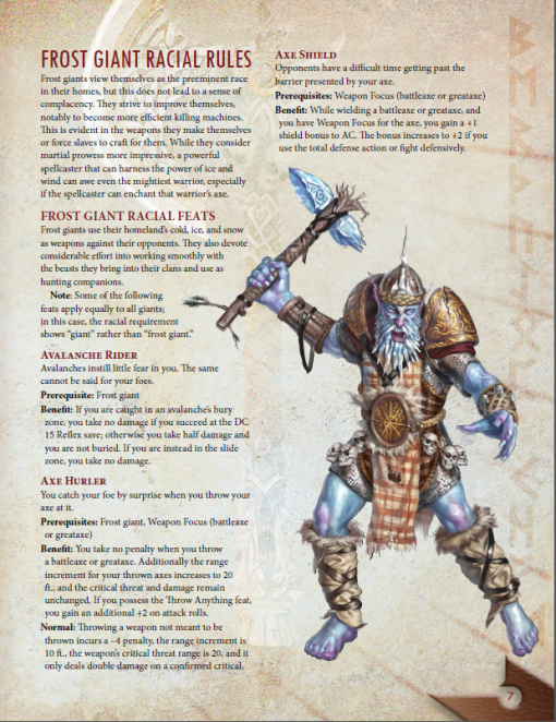 Larger Than Life 4: Frost Giants (Pathfinder RPG) (PDF) - Image 2