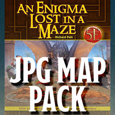 An Enigma Lost in a Maze Map Pack (7 JPGs for VTT)