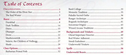 Underworld Player's Guide for 5th Edition PDF - Image 4