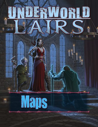 Underworld Lairs Map Pack (28 JPGs for VTT)