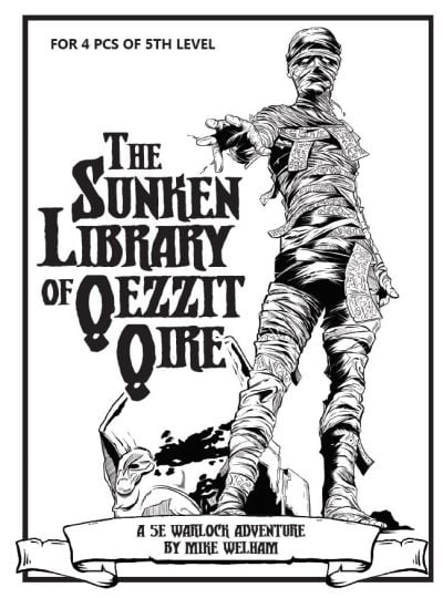 Warlock Lair 34: Sunken Library of Quezzit Qire (PDF)