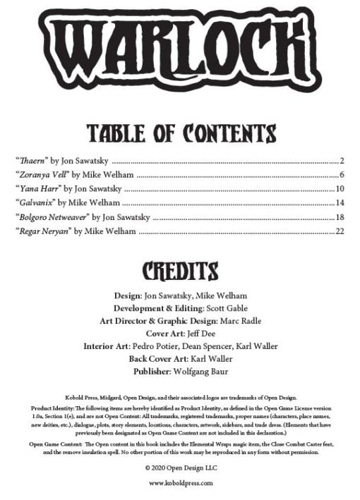 Warlock Patreon: Masters of the Arcane (PDF) - Image 2