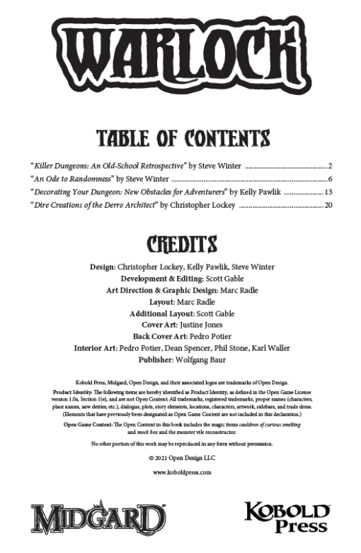 Warlock Patreon: Dungeons (PDF) - Image 2