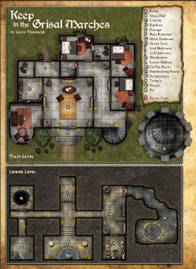 Keep on the Grisal Marches PDF Battlemat